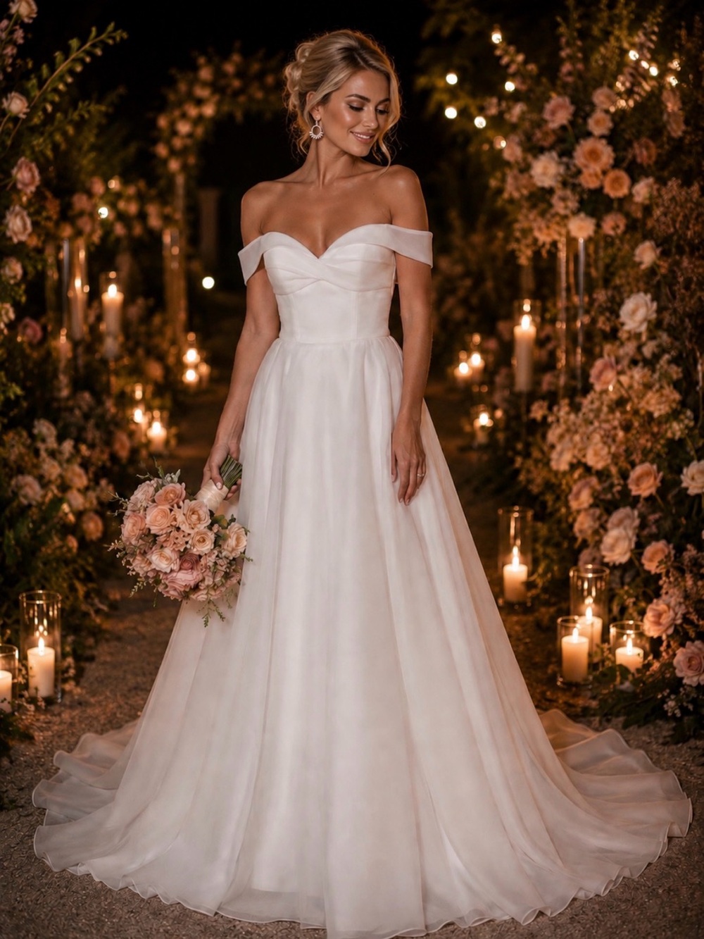 Lis Simone Ivory Wedding Gown